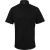 Premier Herenhandtekening Oxford Short Sleeve Work Shirt (Zwart)