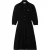 Lacoste Dames Piqué 3/4 Mouw Polo Jurk (Zwart)