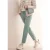 Cecil Dames Broek met gewassen look in Groen