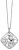Orphelia Dames 925 Sterling Zilver Ketting met Hanger – Zilver ZH-4846