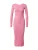 EDITED Gebreide jurk ‘Oline’  pink