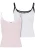 Urban Classics Top  pink / zwart / wit