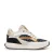 Floris van Bommel Suvi 02.10 gevoerde leren sneakers wit/panter