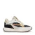 Floris van Bommel Suvi 02.10 gevoerde leren sneakers wit/panter