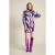 POM Amsterdam Dress – Satin Feathers Brown