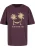Lost Youth Shirt ‘Right Direction’  geel / lila