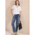 Cecil Dames Mid Waist Slim Legs jeans in casual fit in Blauw