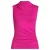 Anytime top met gedrapeerd detail fuchsia