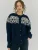 NORR Gebreid vest ‘Fair’  lichtbeige / navy