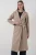 Dubbelzijdige Coat met Knoopsluiting en Textuur