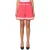 Moschino Sartorial Details Herringbone Cotton Shorts Pink