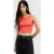 AllSaints Rina Cropped Tank Poppy Pink