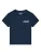 Watapparel Shirt ‘Früher War Alles Besser’  donkerblauw / wit