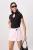 TRENDYOLMİLLA Dames Zwart Gestreept Kort Getailleerd Blouses