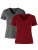 C&City Shirt  donkergrijs / bordeaux