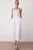 TRENDYOLMİLLA Dames Wit Effen Maxi Mouwloos Casual Skater Jurken