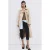 Mango gestreepte top camel