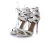 Aquazzura, witte leren python sandalen
