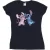 Disney Dames/Dames Lilo & Stitch Kusjes Katoenen T-Shirt (Marineblauw)