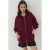Gestructureerde Full Zip Hoodie met Zakken