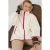 Pluche Nepbont Jas met Bindingdetail