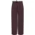 Only Gianna mid waist straight jeans donkerbruin
