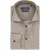 Ledub overhemd beige geprint Pure Cotton lange mouw