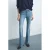 Mango high waist straight leg jeans light blue denim