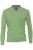Redmond Casual Regular Fit Trui V-hals groen, Effen