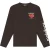 Malelions Men Raspberry Longsleeve T-Shirt | Mulch Brown