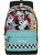 DISNEY Rugzak ‘Mickey Mouse Squares’  turquoise / bruin / rood / zwart