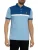 Fila Mattia Poloshirt Met Contrasterend Paneel, Blauw