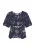 usha FESTIVAL Blouse ‘Fashion Look’  navy