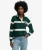 Crest Stripe Rugby Top Green
