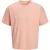 Jack & Jones Jorsanremo typo tee ss crew neck ln zalmpeach