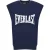 Everlast Heren Geribd Oversized Mouwloos Sweatshirt (Marine)