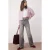 TRENDYOLMİLLA Dames Grijs Effen Wijde pijp Hoge taille Jeans