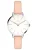 s.Oliver Analoog horloge  rosa / zilver / wit