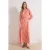 Lange maxi-jurk met bloemenprint voor dames, casual/dagelijks, A-lijn model, geschikt voor hijab.