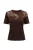 Tramontana T-shirt Lace Insert C38-21-401 T-shirt Korte Mouw 002650-chocolate
