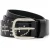 AllSaints Undergrund Stud Belt Black/dull Nickel