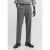 Bugatti Herren Broek met plooien Elio Relaxed Fit in flanell-look