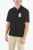 Loose Fit FLAG BOLT Polo met bedrukt logo in zwart
