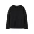 NAME IT KIDS sweater met borduursels – zwart