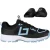 Brabo Tribute black/l. blue + slides hockeyschoenen veld jongens –