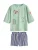 Next Pyjama  navy / lichtgroen / rood / wit