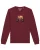 Watapparel Sweatshirt ‘ Sloth ‘  gemengde kleuren / bourgogne