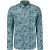 No Excess Shirt Stretch Allover Printed Deep Blue