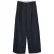 VERO MODA wide leg casual broek met plooien – donkerblauw