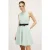 Motivi Mini Dress With A Bow At The Waist Green